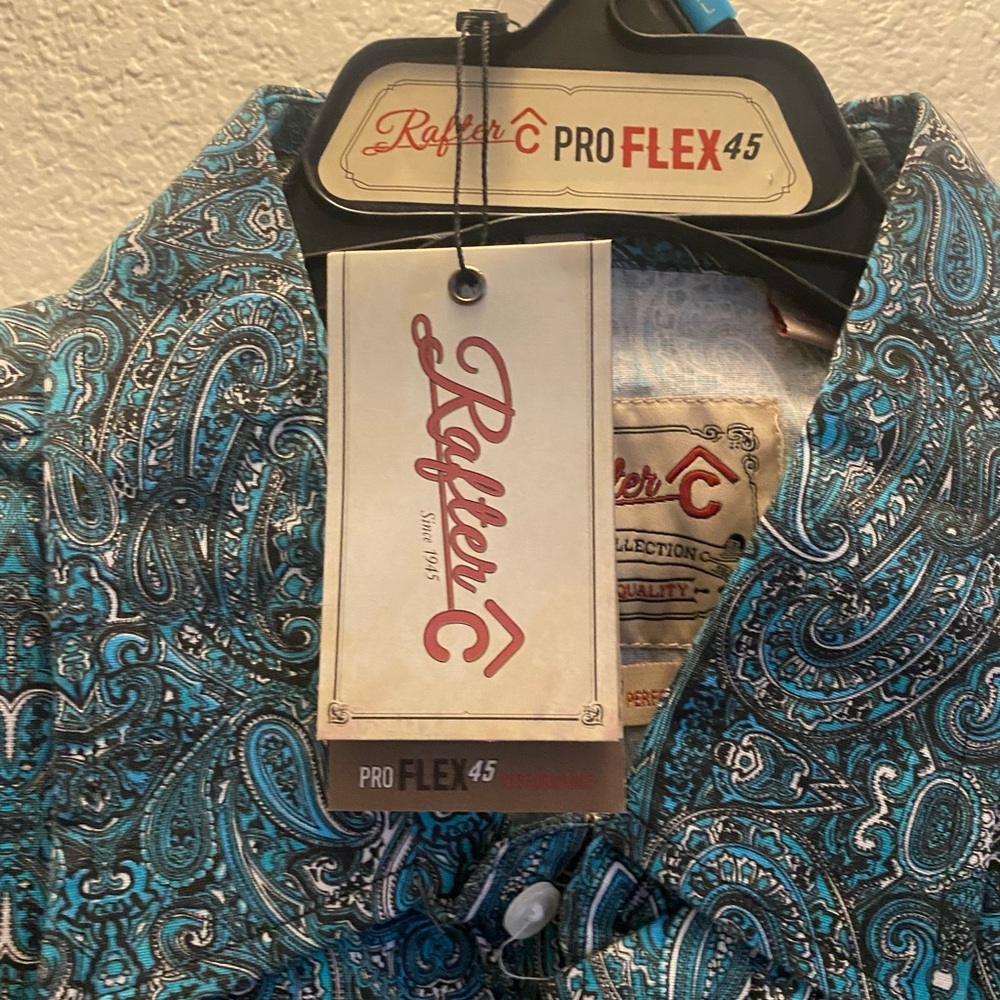 Blue Paisley Men's Shirt